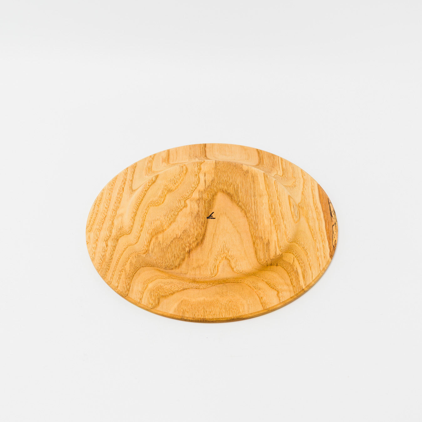 中西健太-リム皿-栗-24cm