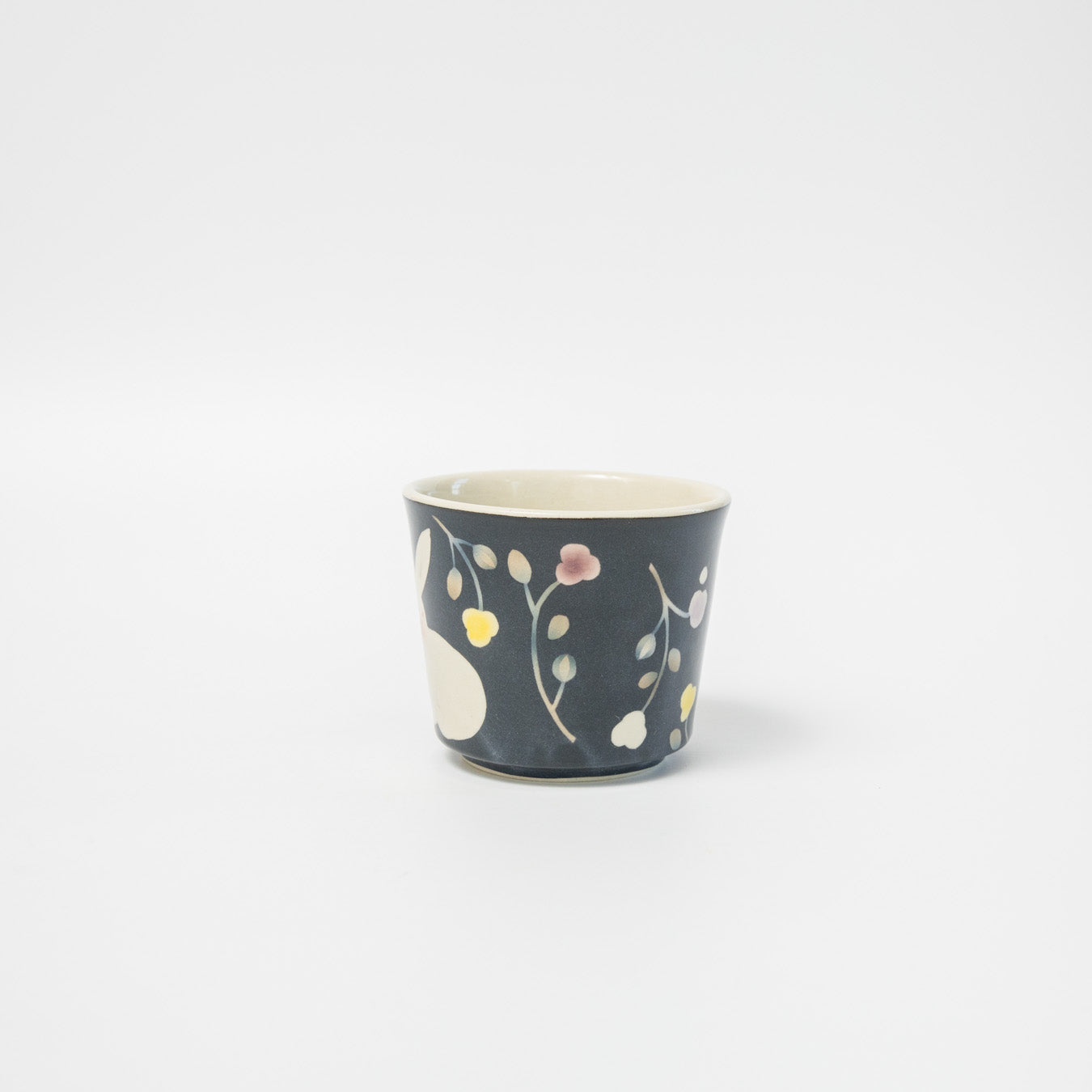 はるな陶芸工房-マグカップ-うさぎの花うた-B