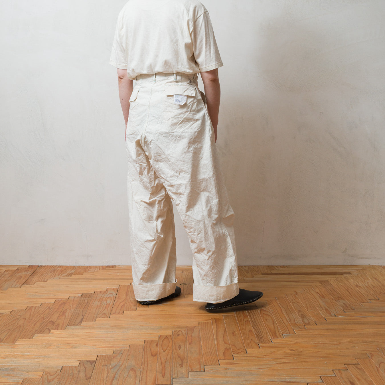 TUKI #0205【Baggy Trousers G/D】Ecru