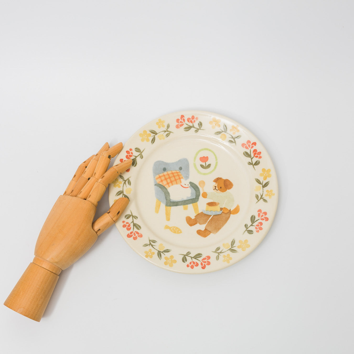 文鳥舎-パスタ皿7寸-C