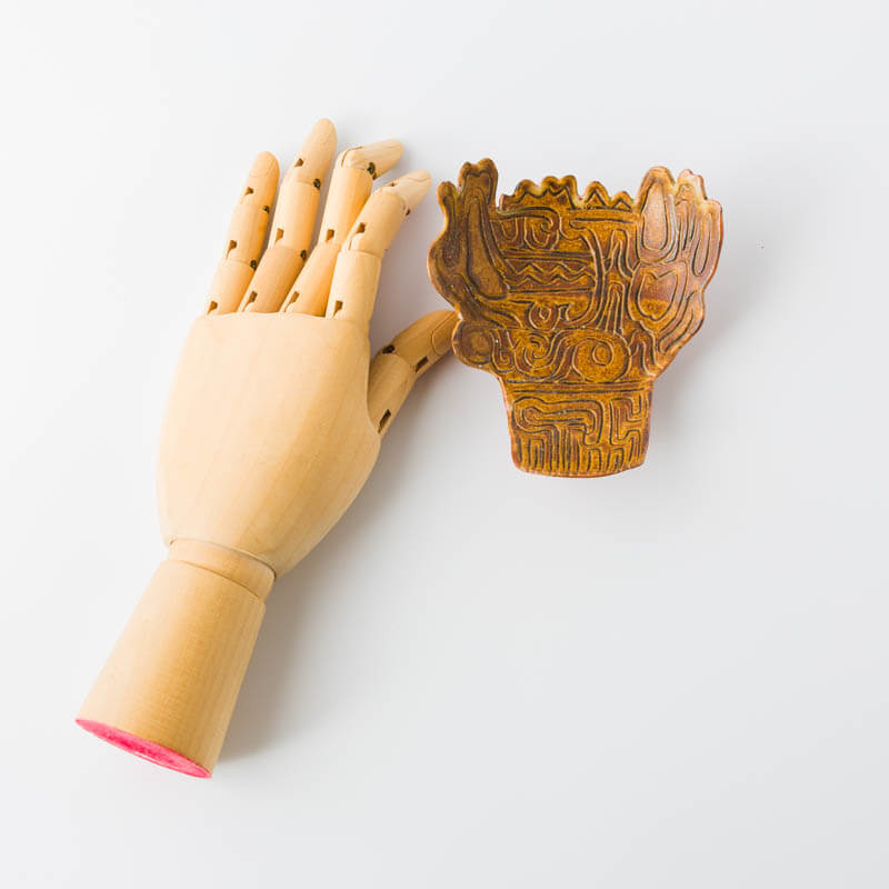 ツタンカーメン堂-縄文土器小皿-3