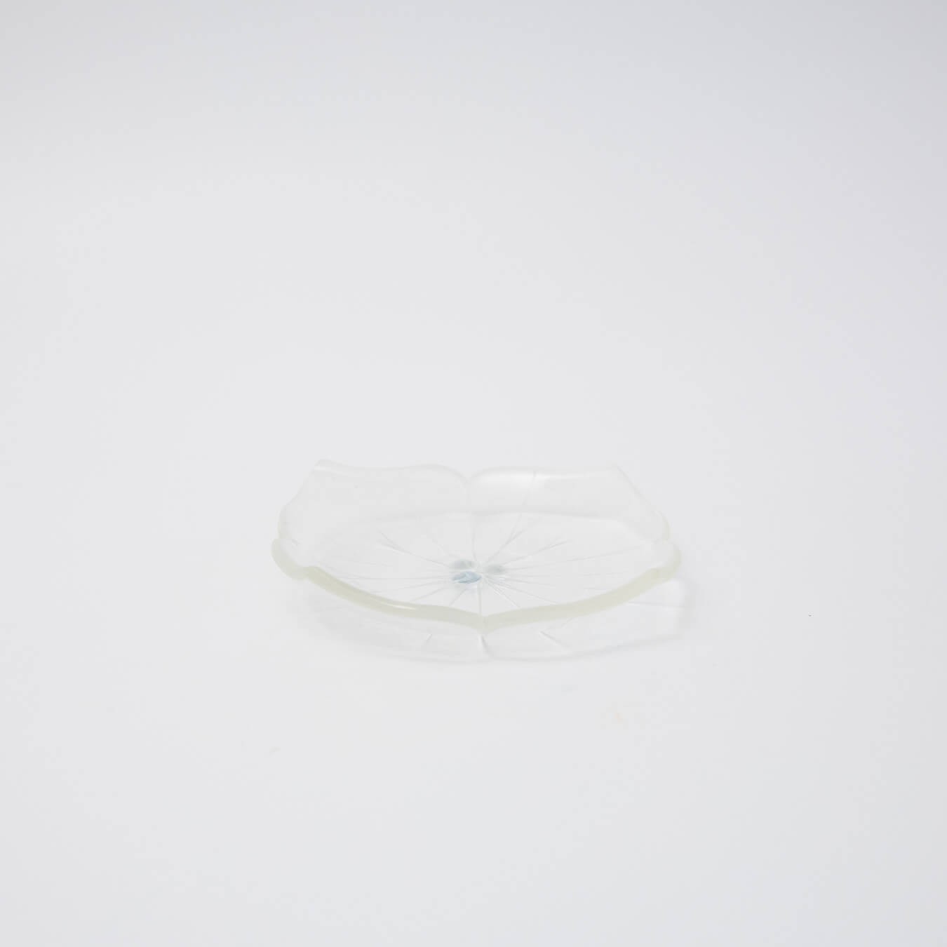 Sasaki shoko Glass works-花形中鉢-1