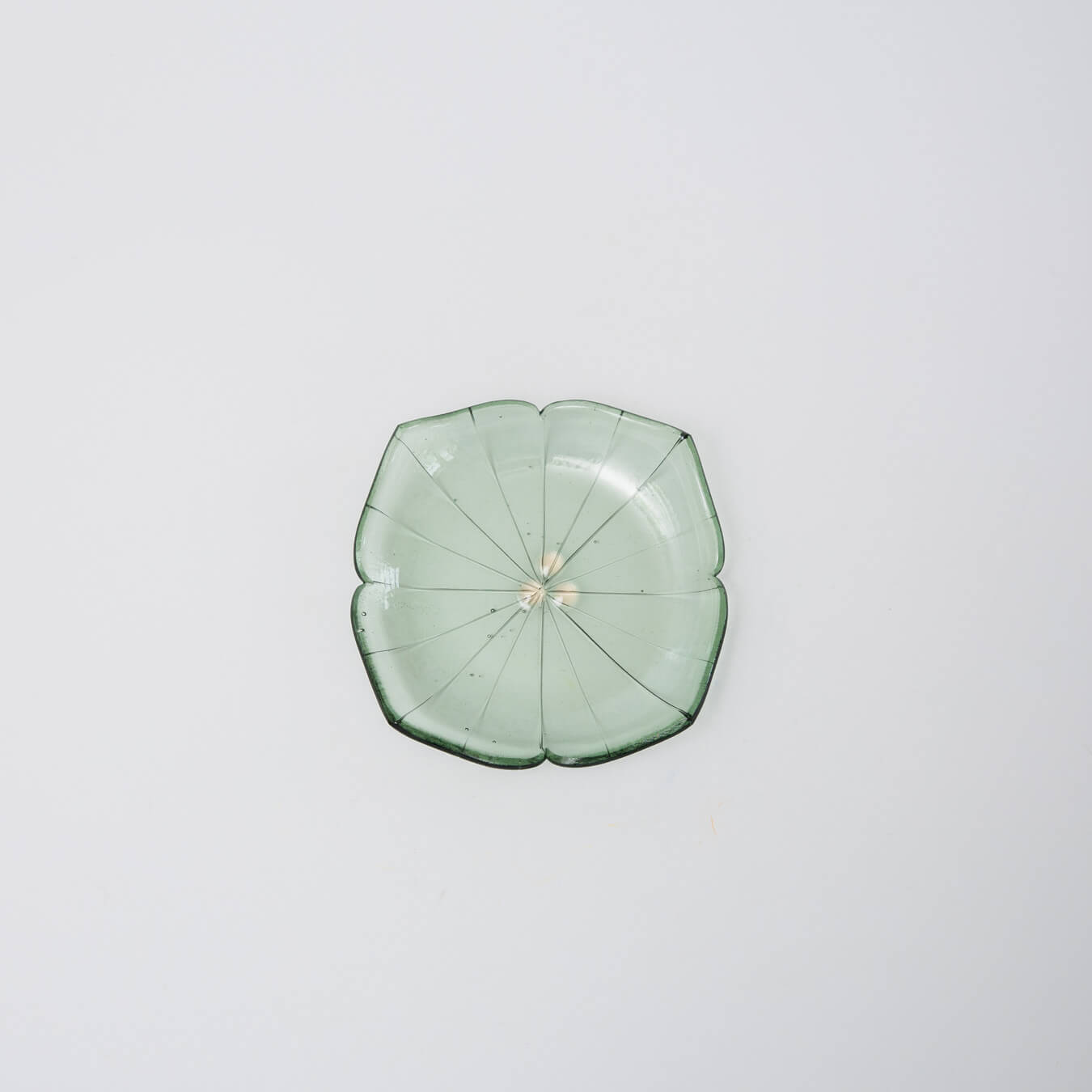 Sasaki shoko Glass works-花形中鉢-2