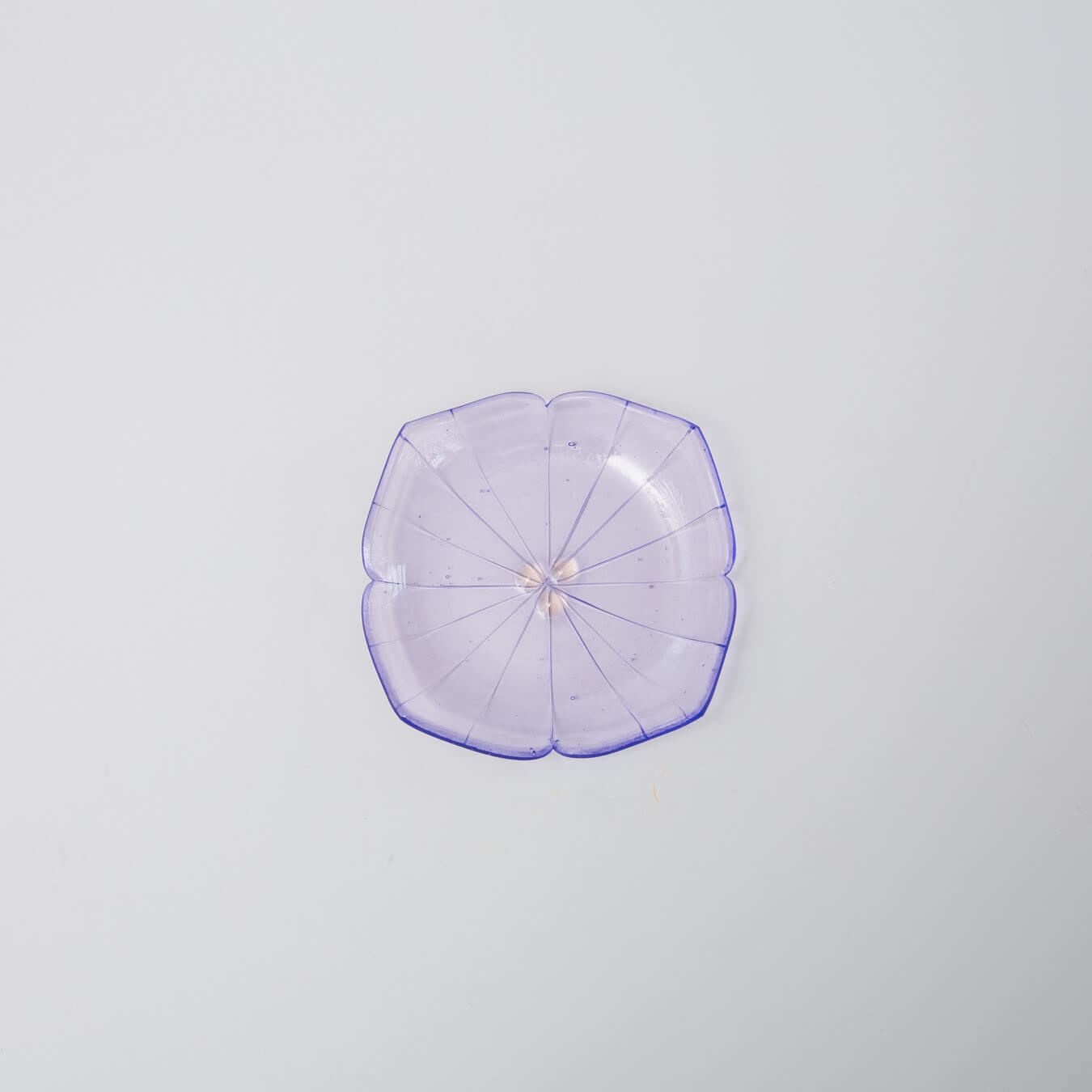 Sasaki shoko Glass works-花形中鉢-3