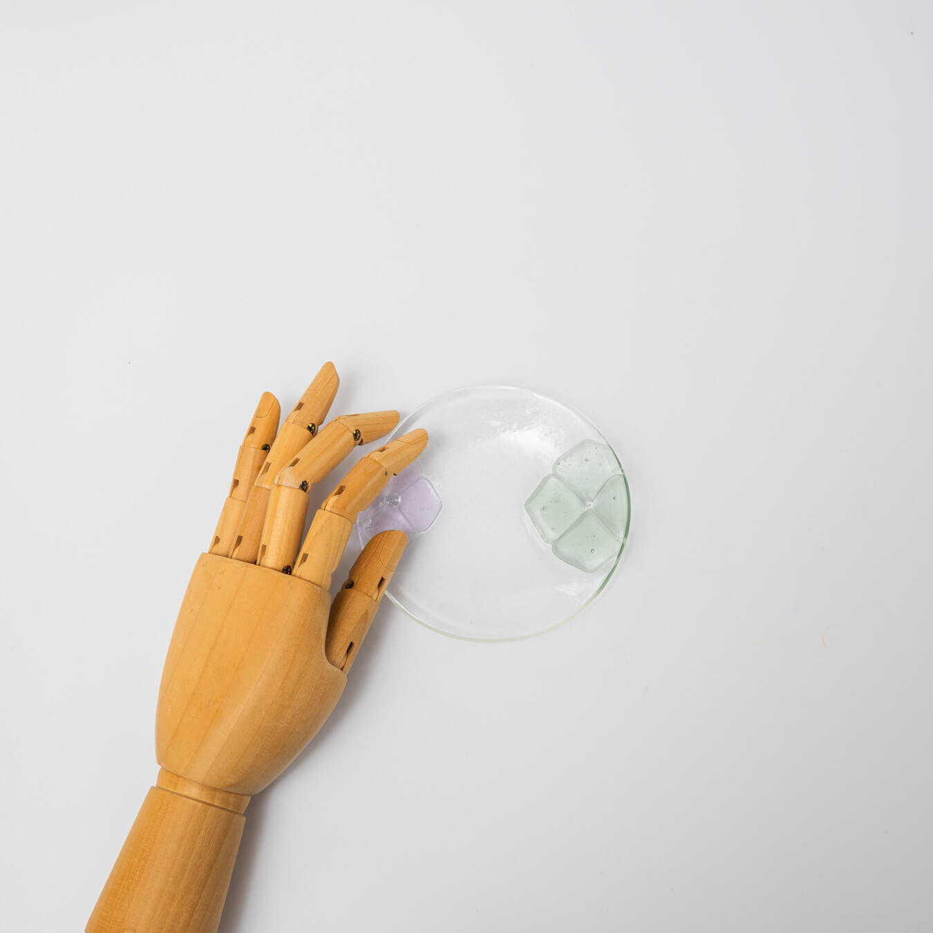 Sasaki shoko Glass works-丸小皿-4