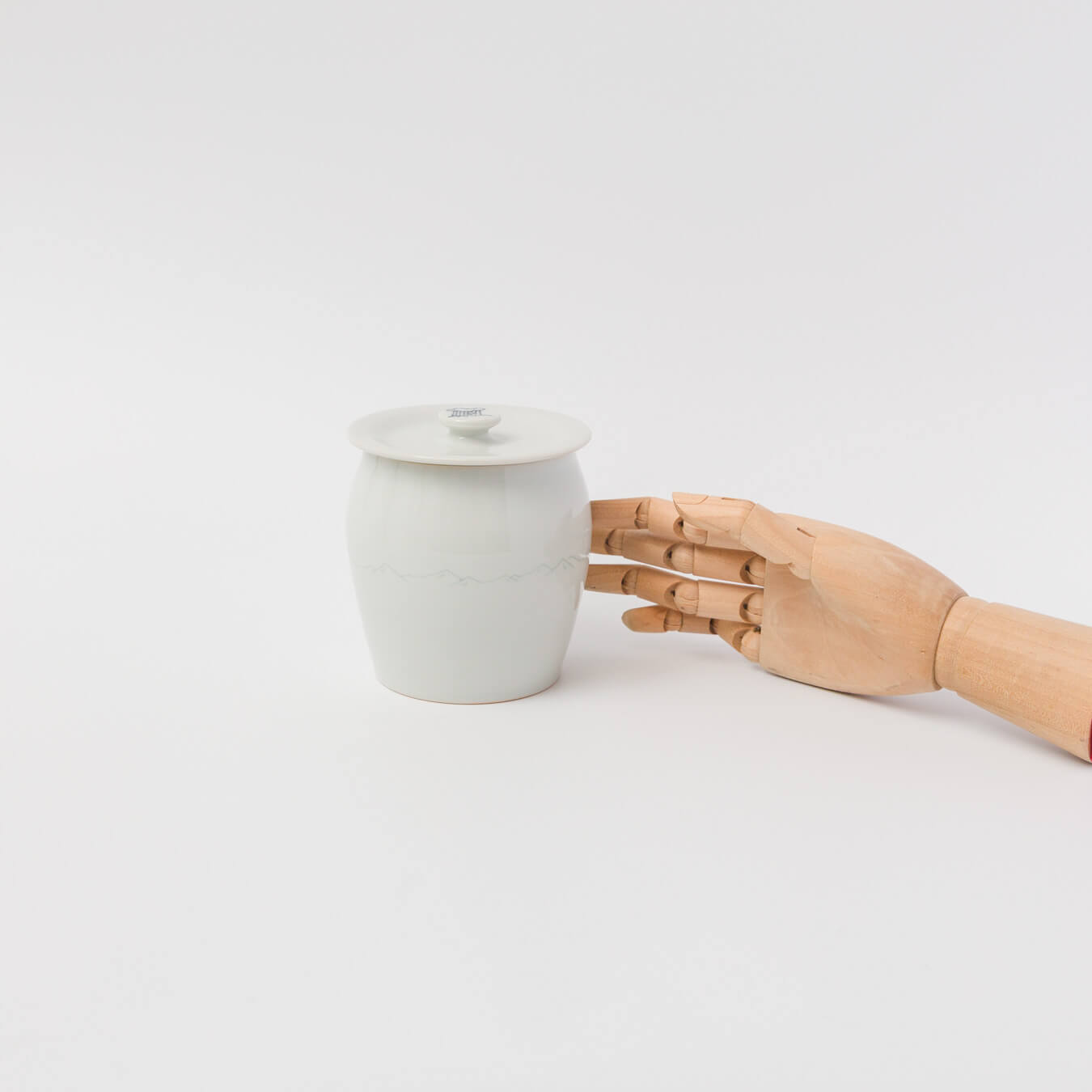 AMETSUCHI 芦田尚美-ヤマノハ調味料壷 M(無地)-白