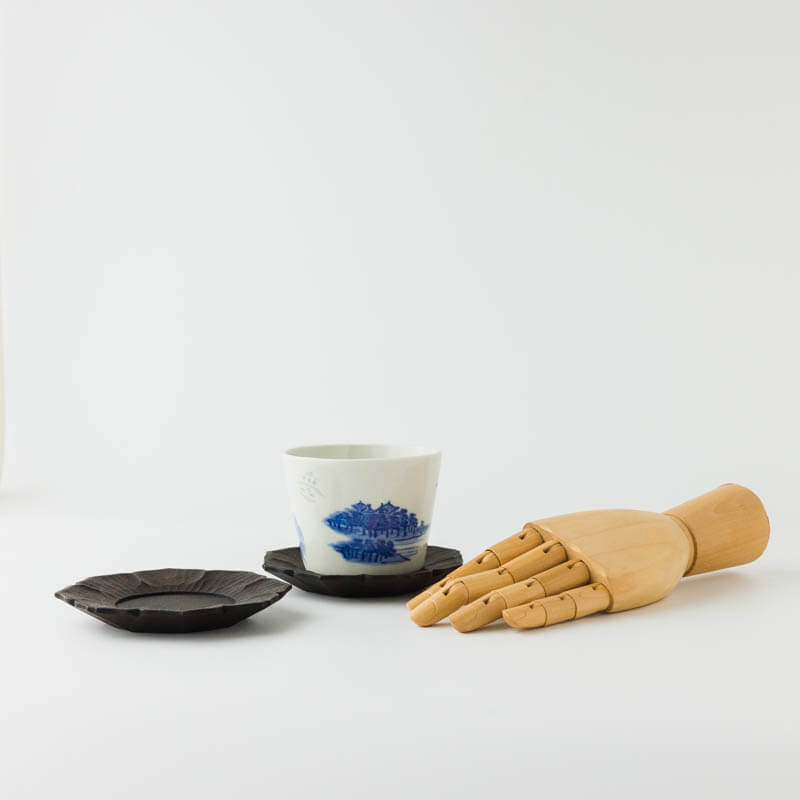 濵端弘太-花菓子皿-黒漆