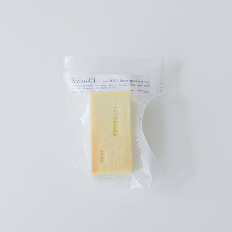 PLANT neut-石鹸-RAVIDA-04+++ : Ravida ex.v.Olive -Honey & Apricot (しっとりタイプ)