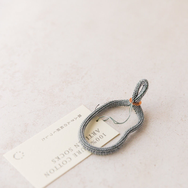 TANSU-【100% PURE COTTON ARTISAN SOCKS】-nomad beige