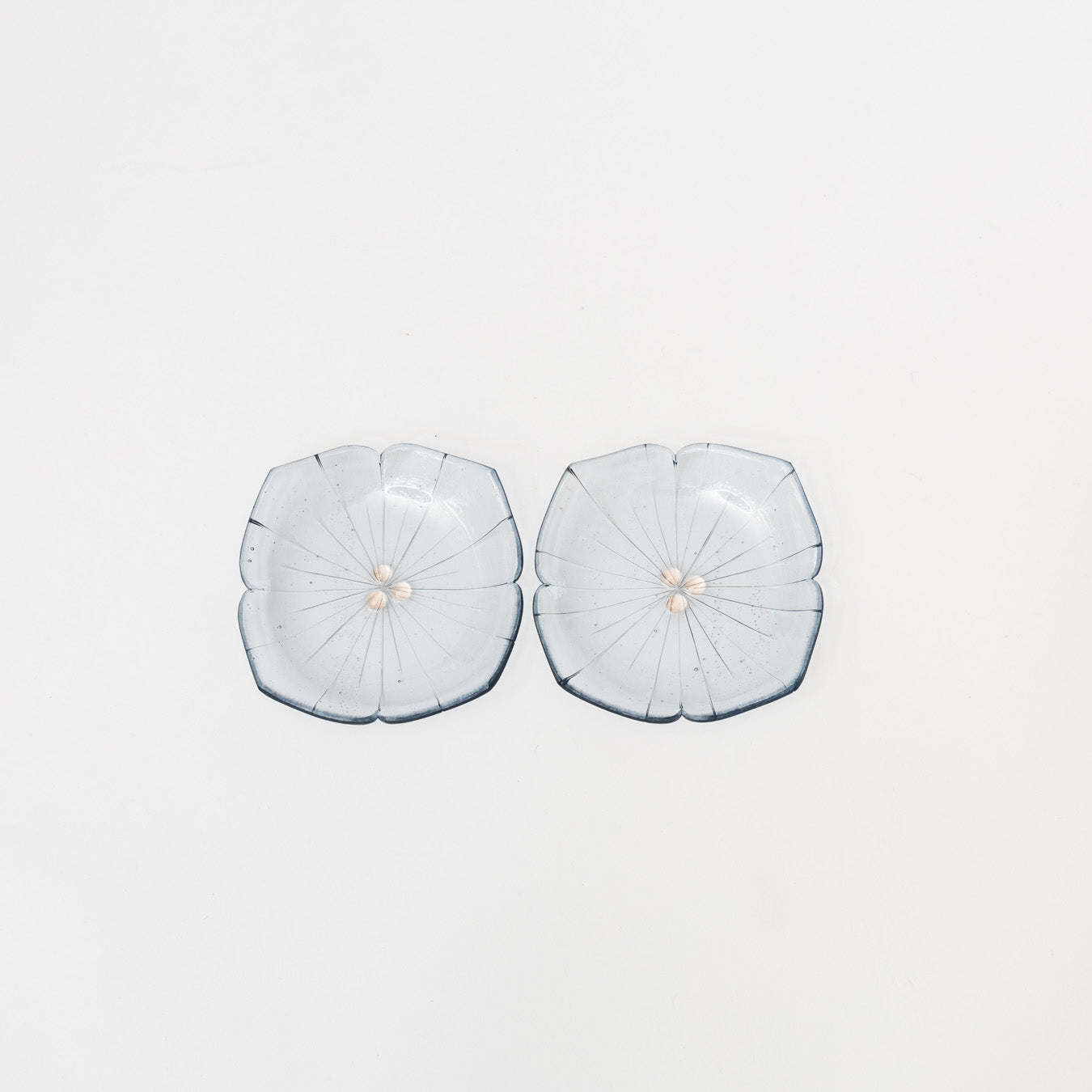 Sasaki shoko Glass works-花形中鉢 <A>