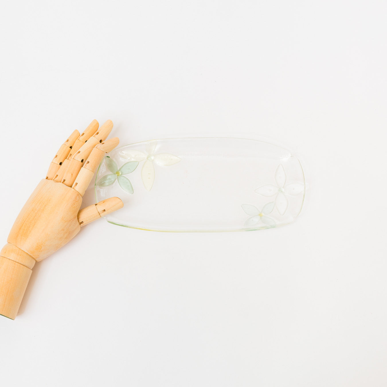 Sasaki shoko Glass works-花形長皿-1