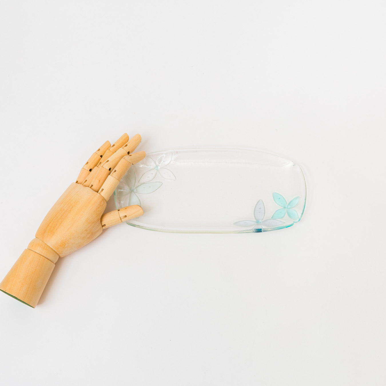 Sasaki shoko Glass works-花形長皿-4