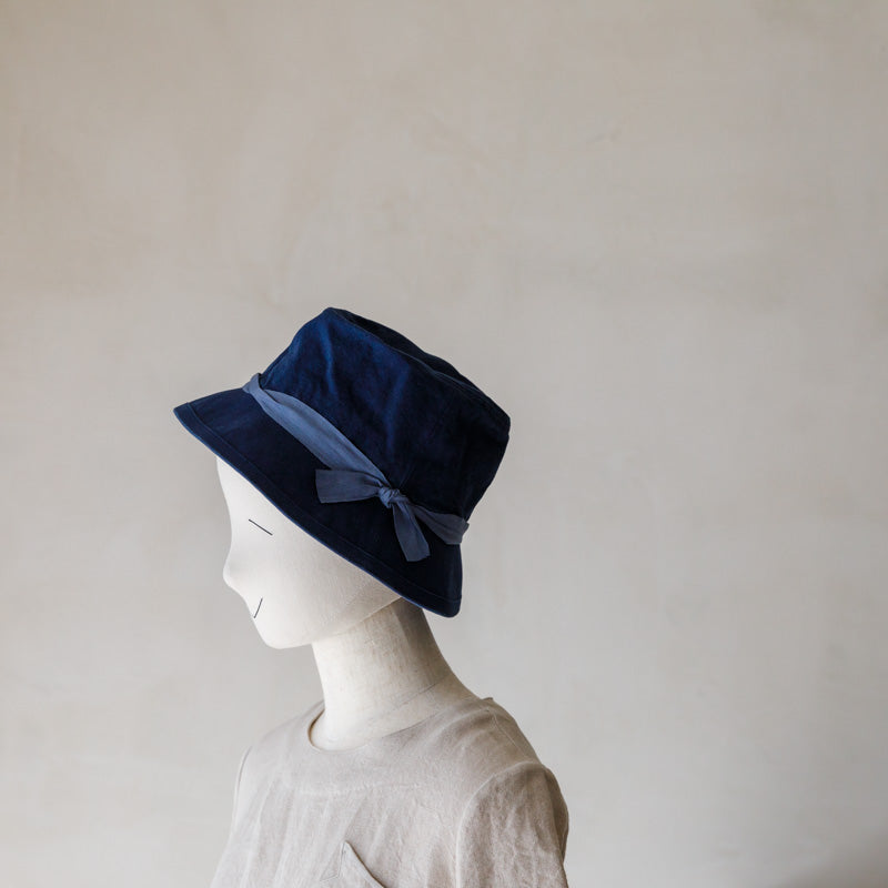 TERAI craftment-Jorney Hat-Navy×BlueGray
