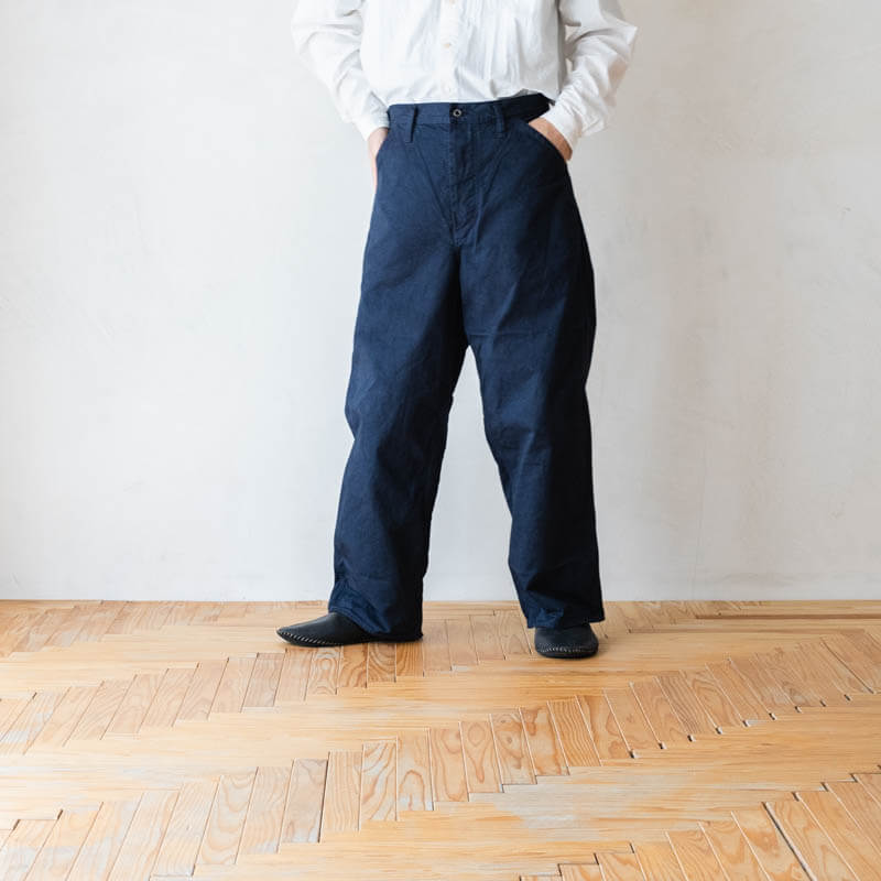 TUKI #0177【painter pants G/D 】navy blue