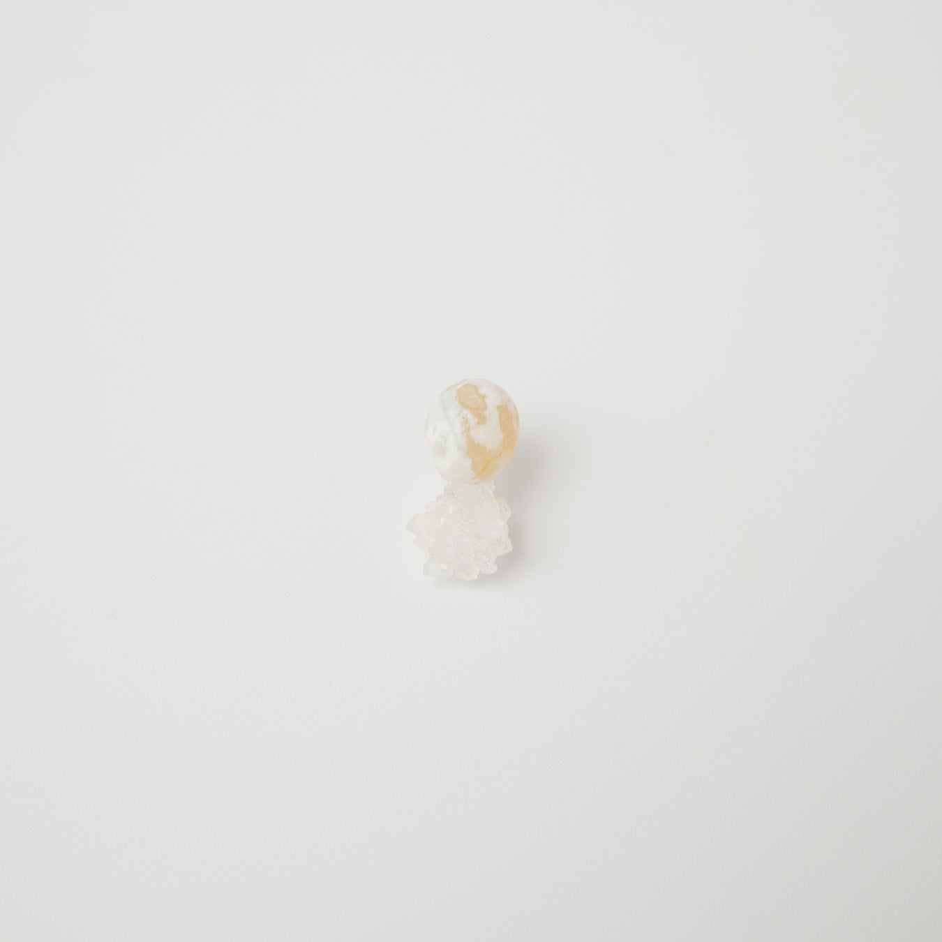 雨氣-石粒ピアス-2