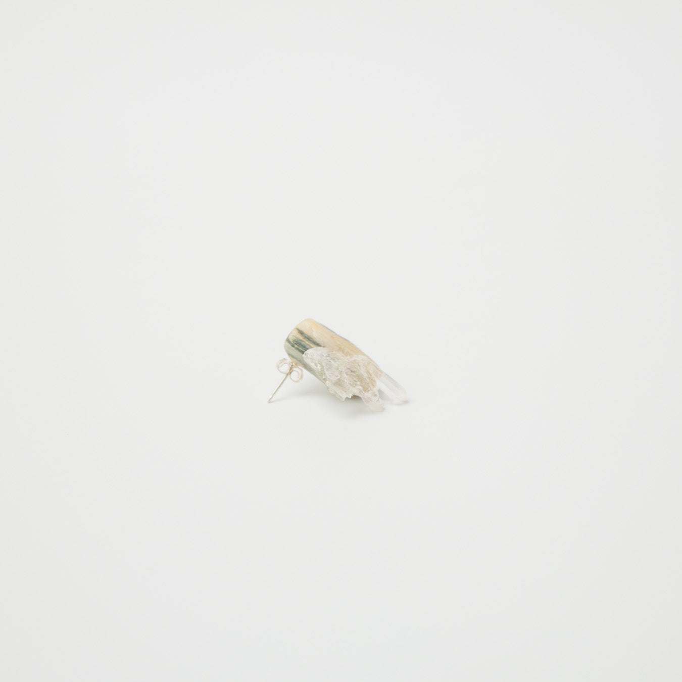 雨氣-石粒ピアス-7
