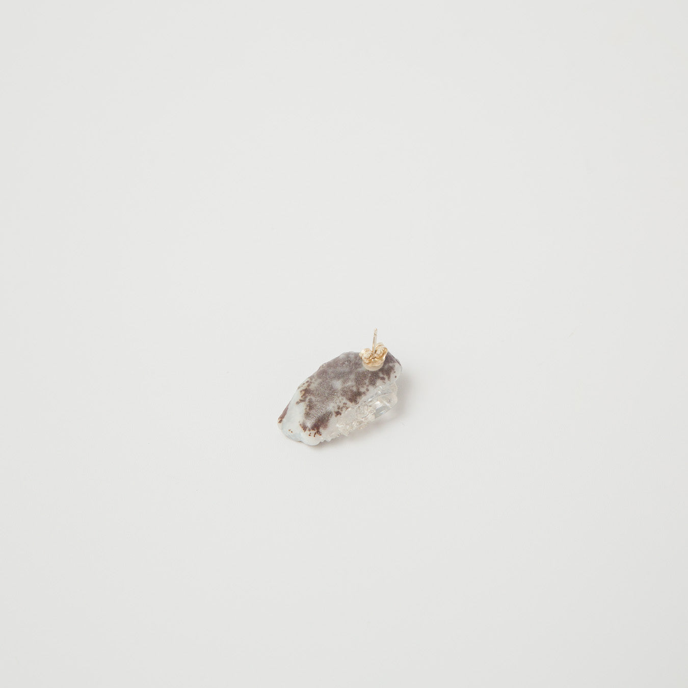 雨氣-石粒ピアス-8