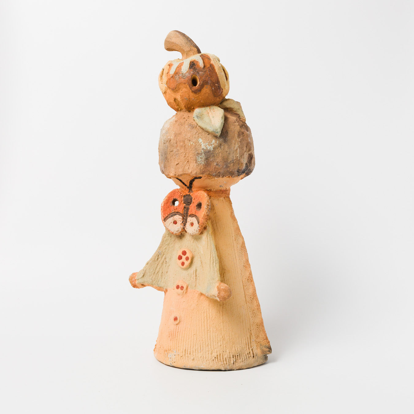 DOKI MIZUHO-りんご乗せたたおかっぱちゃんスペシャル土器