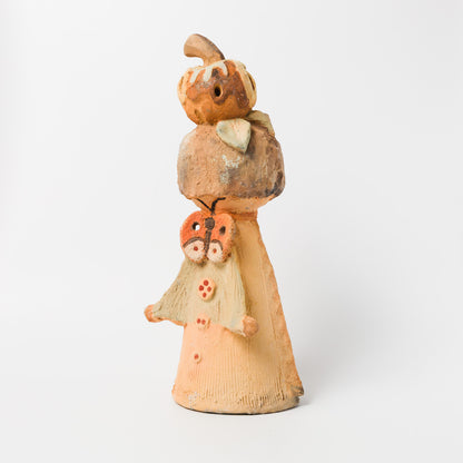 DOKI MIZUHO-りんご乗せたたおかっぱちゃんスペシャル土器