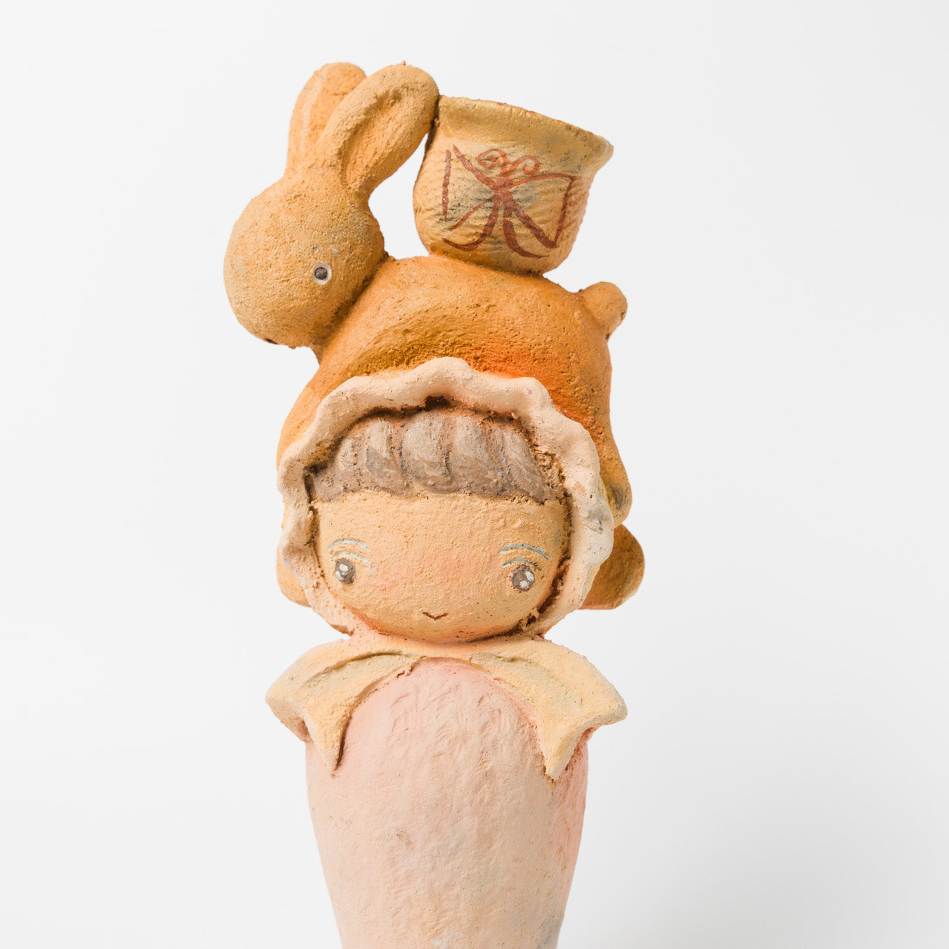 DOKI MIZUHO-うさぎ乗せたズキンちゃん土器子