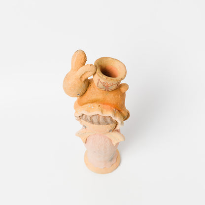 DOKI MIZUHO-うさぎ乗せたズキンちゃん土器子