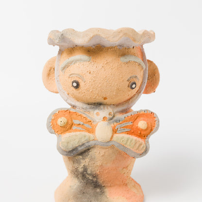 DOKI MIZUHO-フリル帽のbig蝶々付土器子