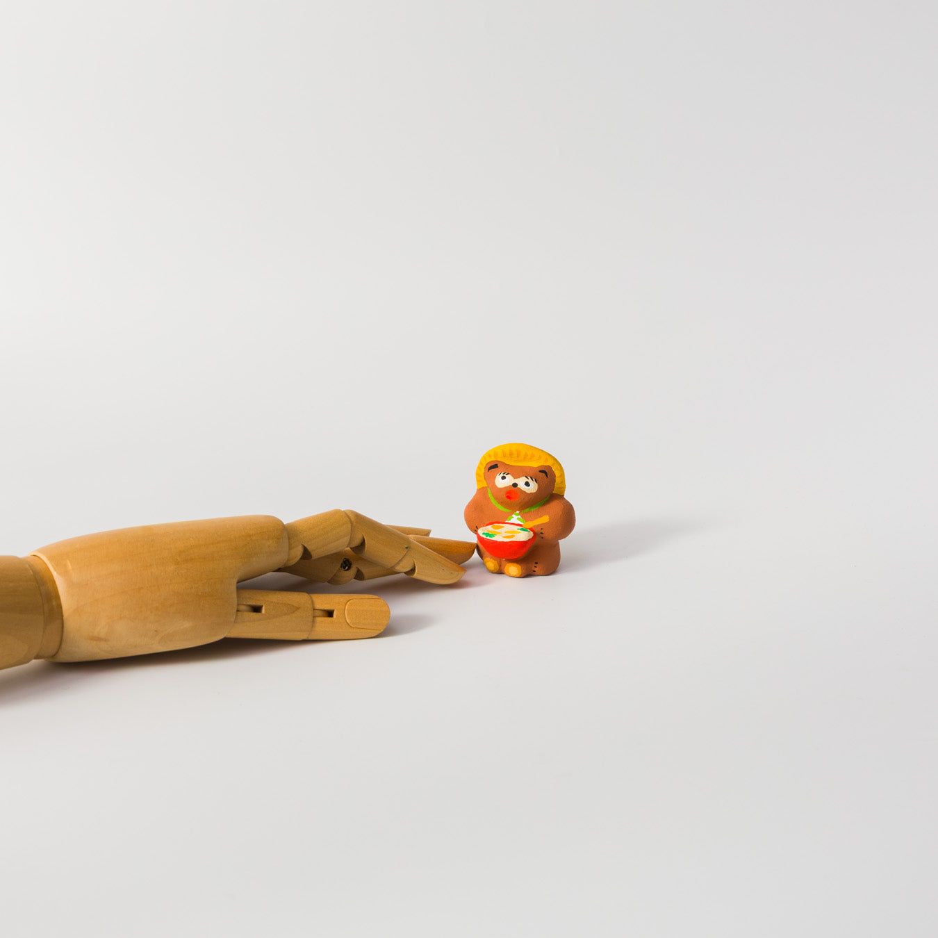 habotan-土人形「シチュー食い狸」