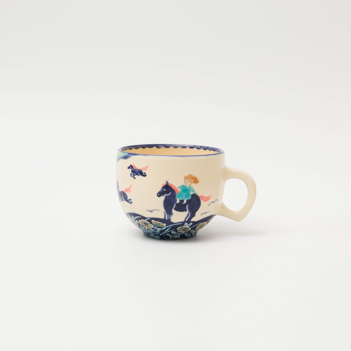 藤田美智-カップ「馬と風」