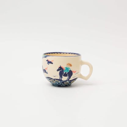 藤田美智-カップ「馬と風」