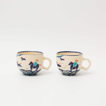 藤田美智-カップ「馬と風」