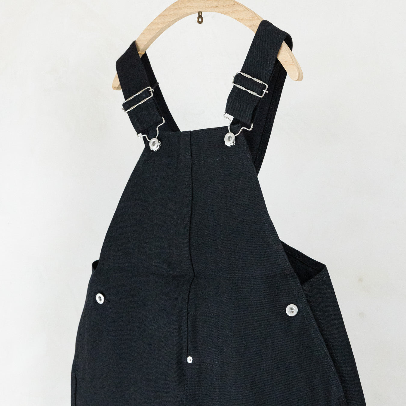 TUKI #0054 【TYPE2 SALOPETTE】black/black DENIM