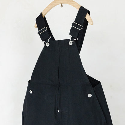 TUKI #0054 【TYPE2 SALOPETTE】black/black DENIM