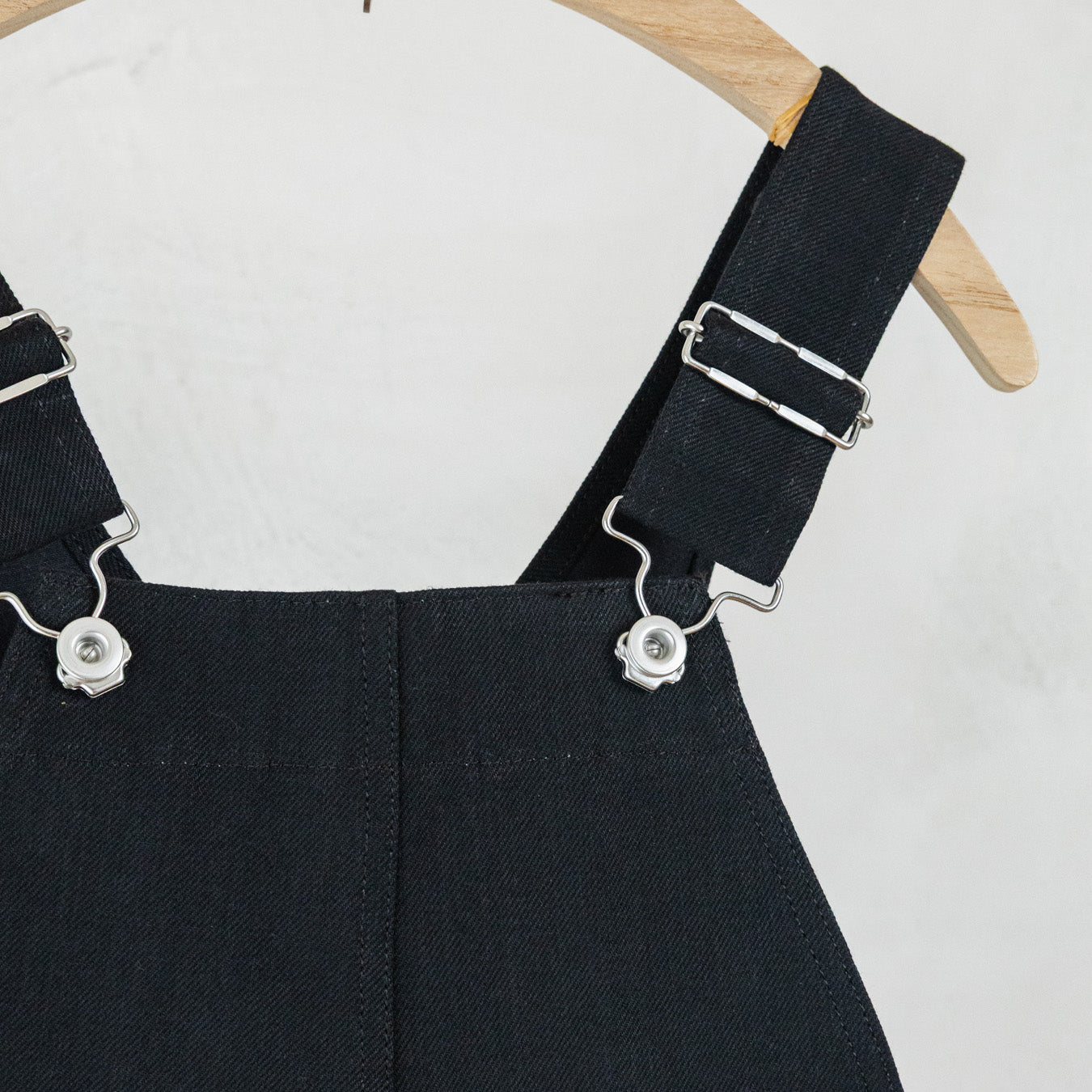 TUKI #0054 【TYPE2 SALOPETTE】black/black DENIM