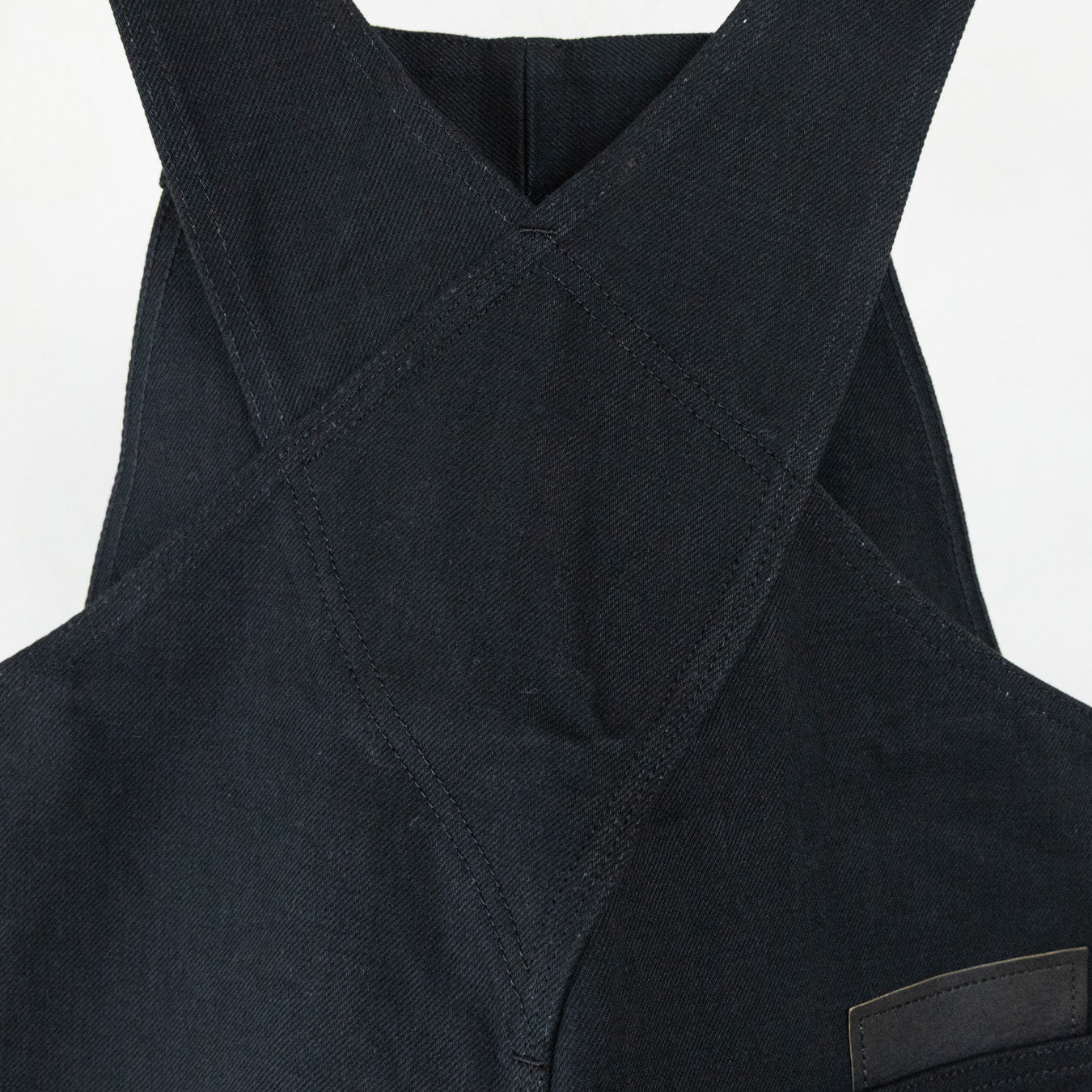 TUKI #0054 【TYPE2 SALOPETTE】black/black DENIM