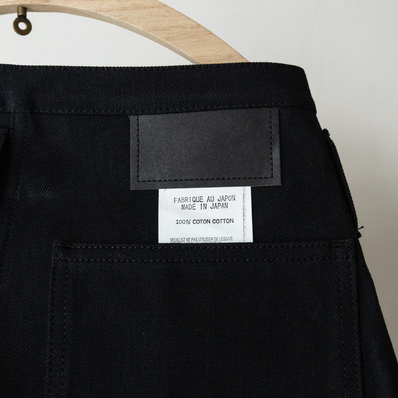 TUKI #0032 【TYPE3】black/black DENIM