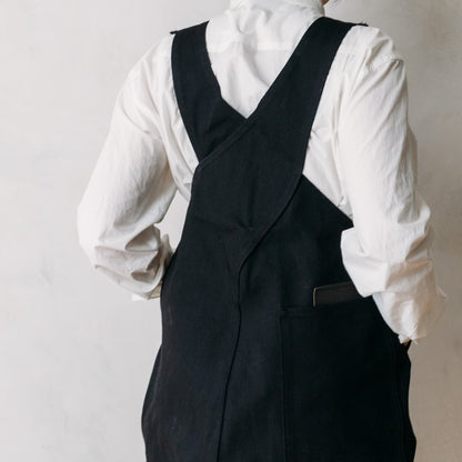 TUKI #0054 【TYPE2 SALOPETTE】black/black DENIM