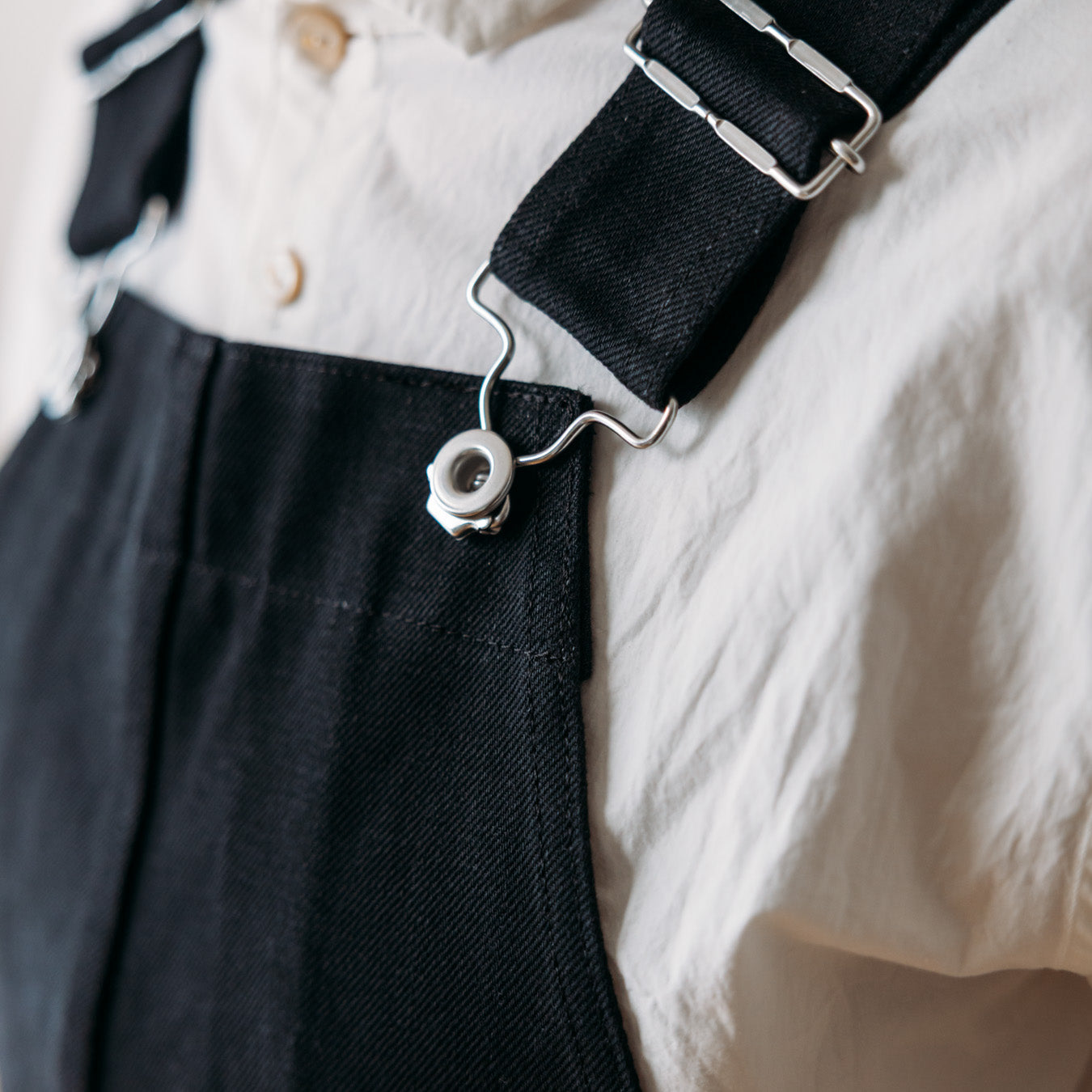 TUKI #0054 【TYPE2 SALOPETTE】black/black DENIM