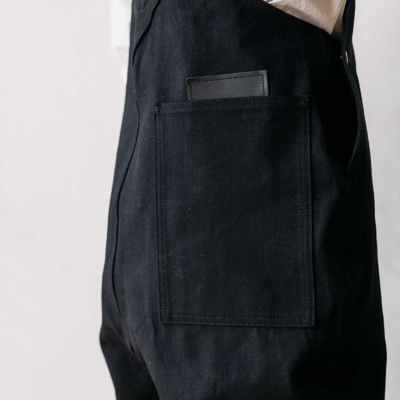 TUKI #0054 【TYPE2 SALOPETTE】black/black DENIM