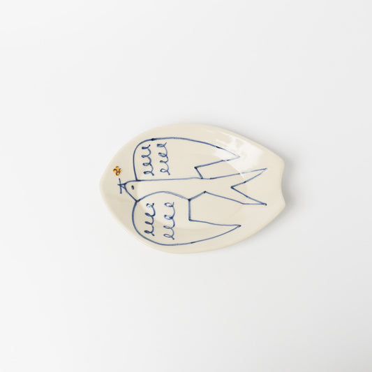 東峯未央-ツバメ皿M