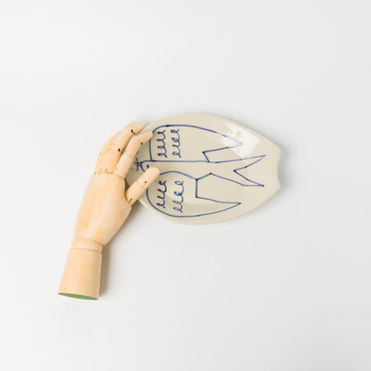 東峯未央-ツバメ皿M