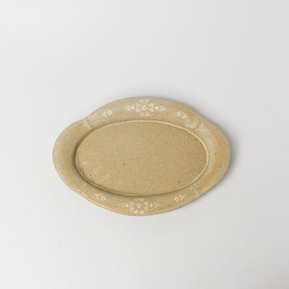 東峯未央-ハナビラリムオーバル皿M