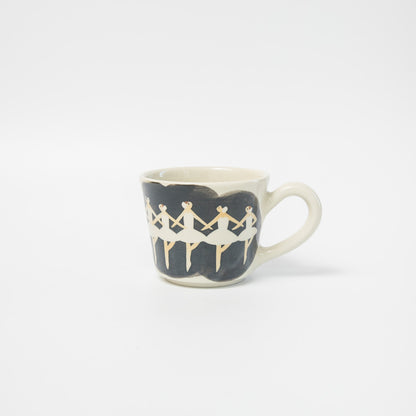 はるな陶芸工房-マグカップ-バレリーナ＆スワン