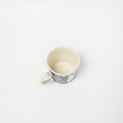 はるな陶芸工房-マグカップ-うさぎの花うた-B