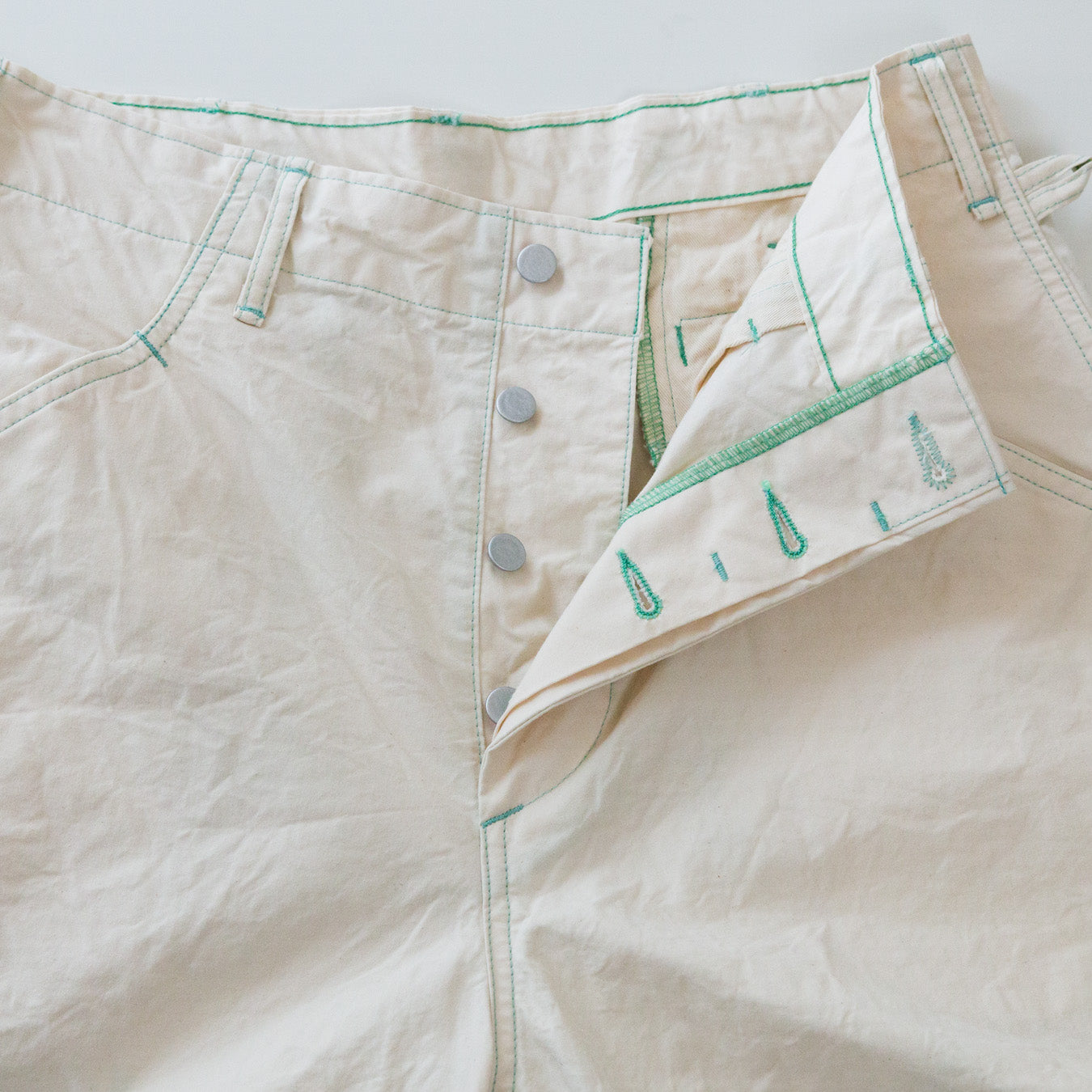 TUKI #0205【Baggy Trousers G/D】Ecru