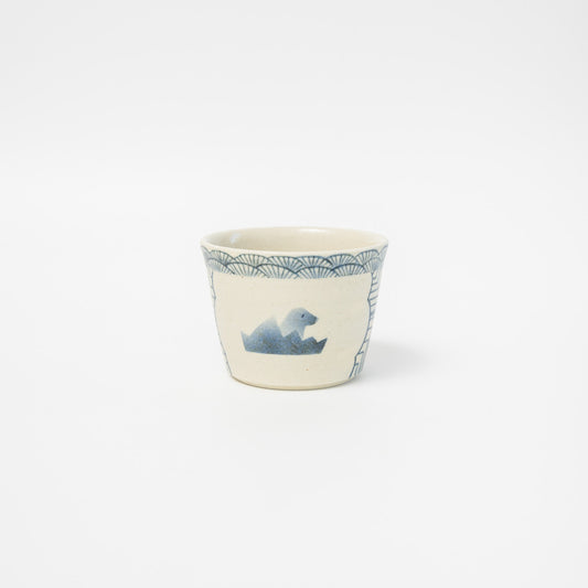 はるな陶芸工房-蕎麦猪口-もぐらのかくれんぼ-2