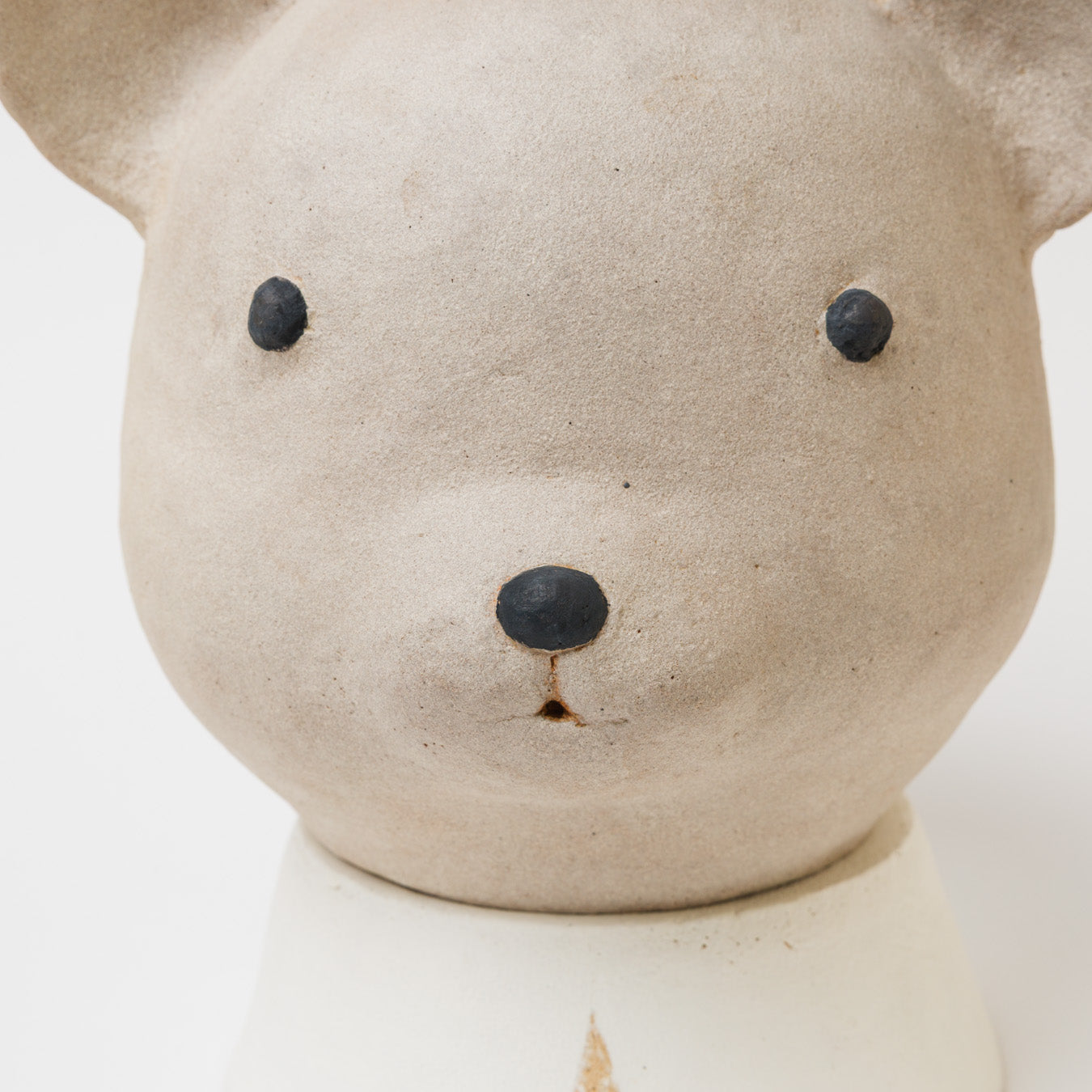 藤森ちかこ-クマのふたもの（襟台つき）