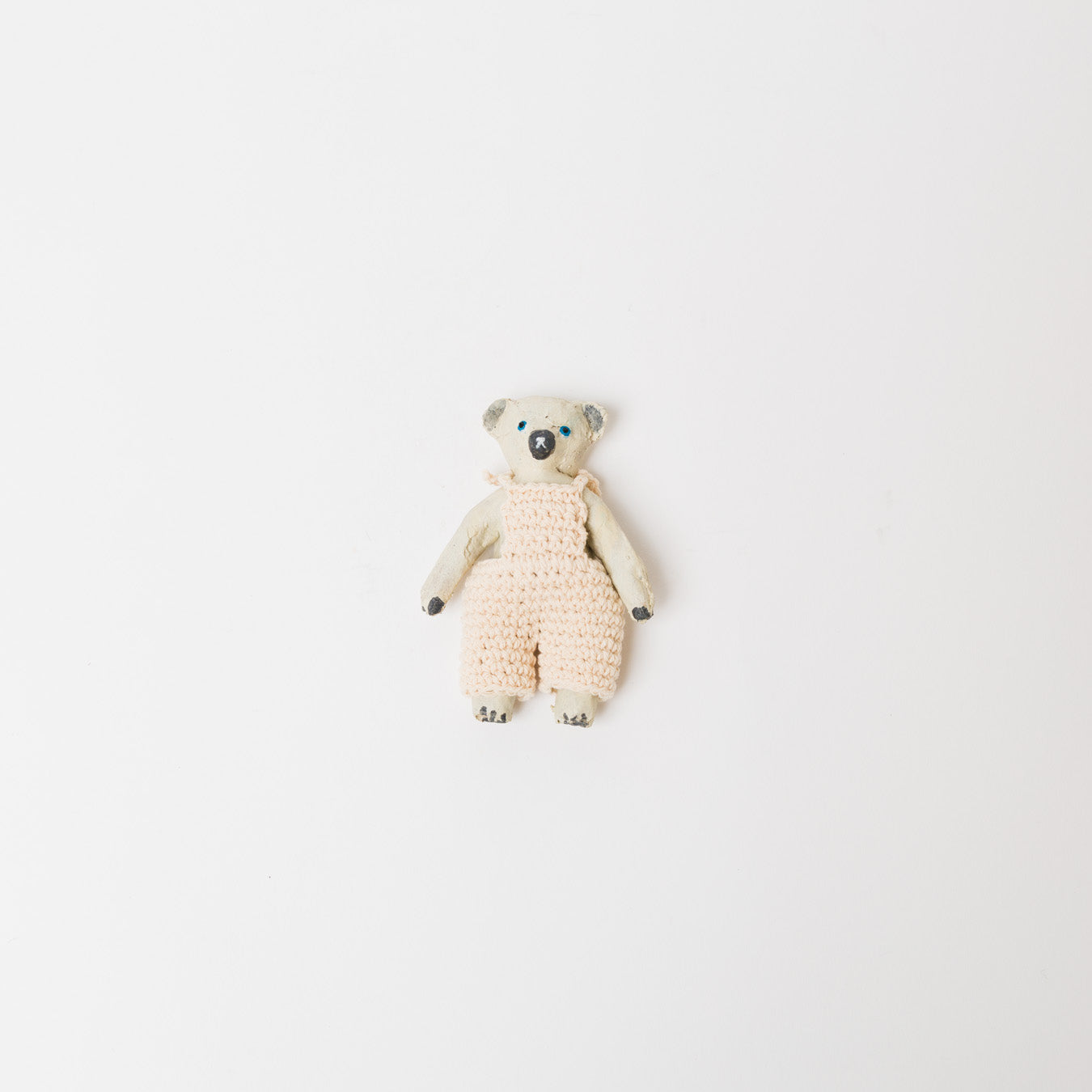 ワタナベレイコ-クマブローチ「サロペット」