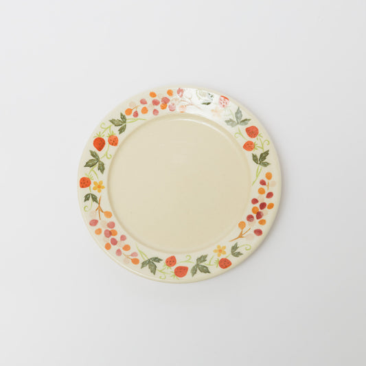 文鳥舎-リム皿７寸-A