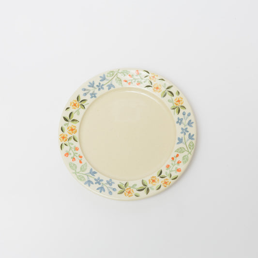 文鳥舎-リム皿７寸-B