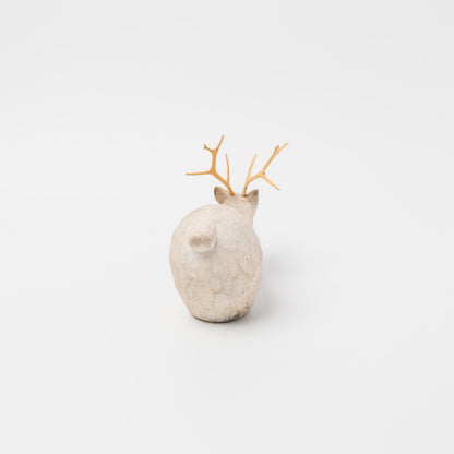苔むす木工-土器のオブジェ-1